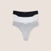 Lounge Underwear Flerpack<Bamboo Comfort Stringtrosor (3-pack) - Multi