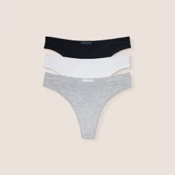 Lounge Underwear Flerpack<Bamboo Comfort Stringtrosor (3-pack) - Multi