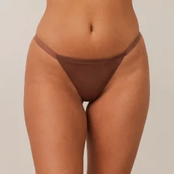 Lounge Underwear Flerpack<Basic G-string (3-Pack) - Kastanjefärgad