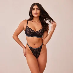 Lounge Underwear Balcony | Med Bygel<Blossom Balcony BH - Svart
