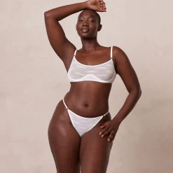 Lounge Underwear Behåar<Bold Mesh BH - Vit