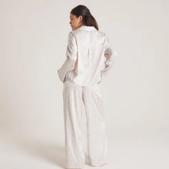 Lounge Underwear Pyjamasbyxor | Pyjamasset<Bow Pyjamabyxor i Satin - Pärla