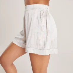 Lounge Underwear Pyjamasbyxor | Pyjamasset<Bow Pyjamashorts i Satin - Pärla