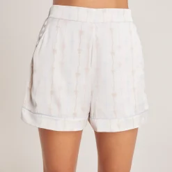 Lounge Underwear Pyjamasbyxor | Pyjamasset<Bow Pyjamashorts i Satin - Pärla