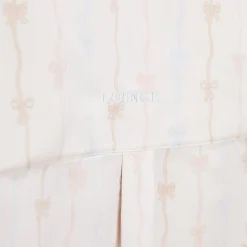 Lounge Underwear Pyjamastoppar | Pyjamasset<Bow Pyjamaskjorta i Satin - Pärla