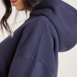 Lounge Underwear Huvtröjor Och Tröjor<Boxy Hoodie - Bläckblå