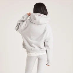 Lounge Underwear Huvtröjor Och Tröjor<Boxy Hoodie - Grå Marl GråMarl