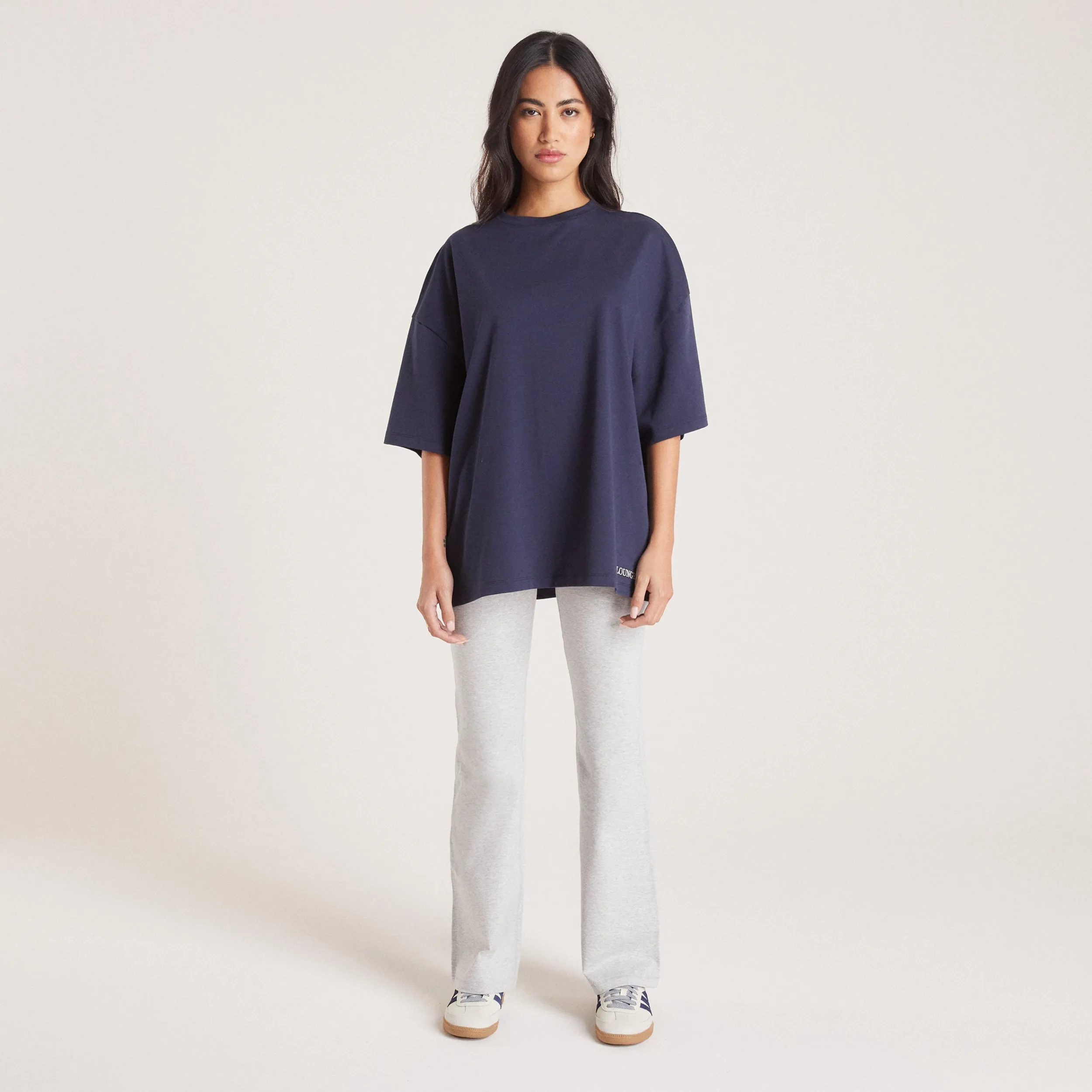 Lounge Underwear Toppar Och T-Shirts<Boxy T-Shirt - Bläckblå