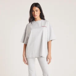 Lounge Underwear Toppar Och T-Shirts<Boxy T-Shirt - Grå Marl GråMarl