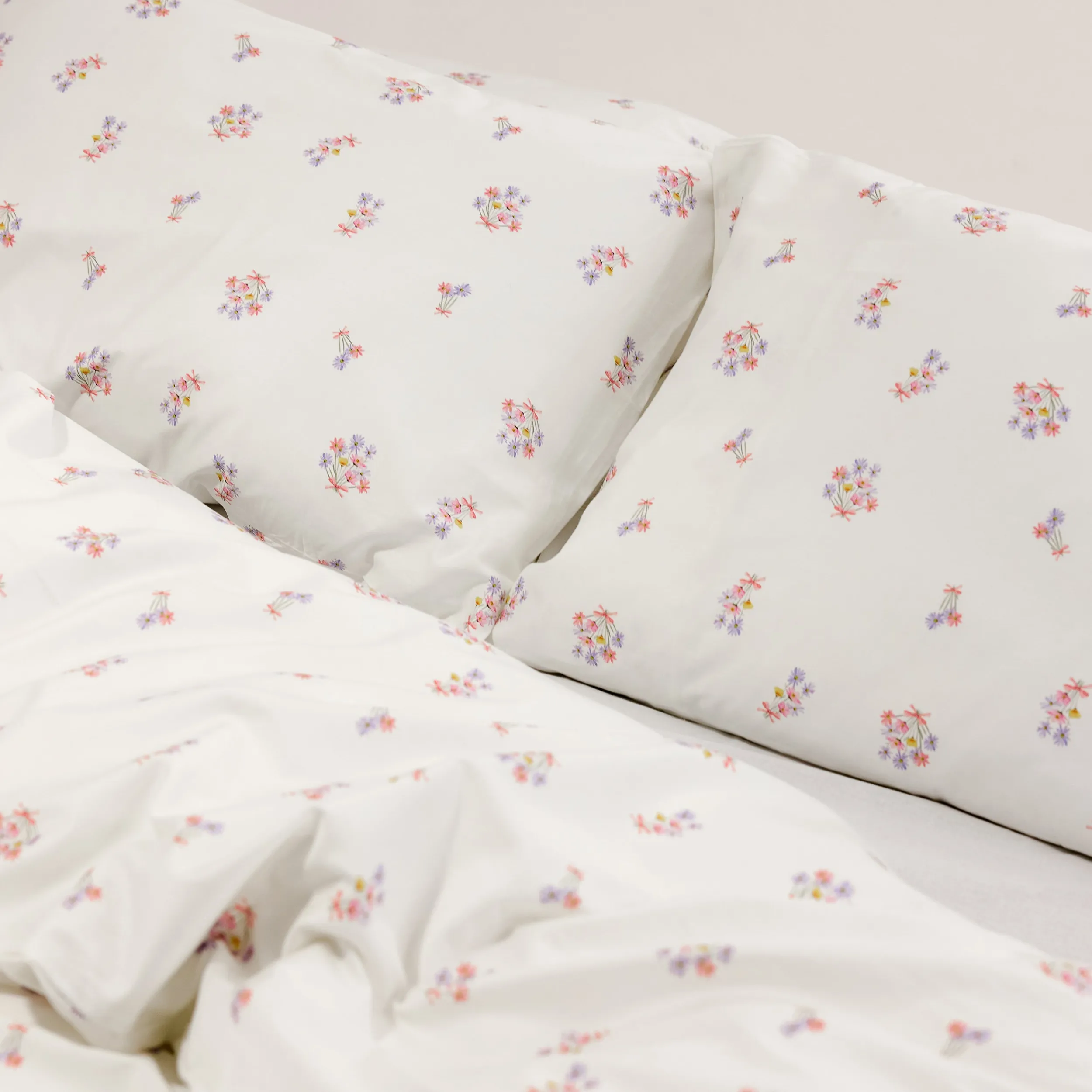 Lounge Underwear Sängkläder | Accessoarer<Breakfast Club Påslakan - Blommig Vit BlommigVit