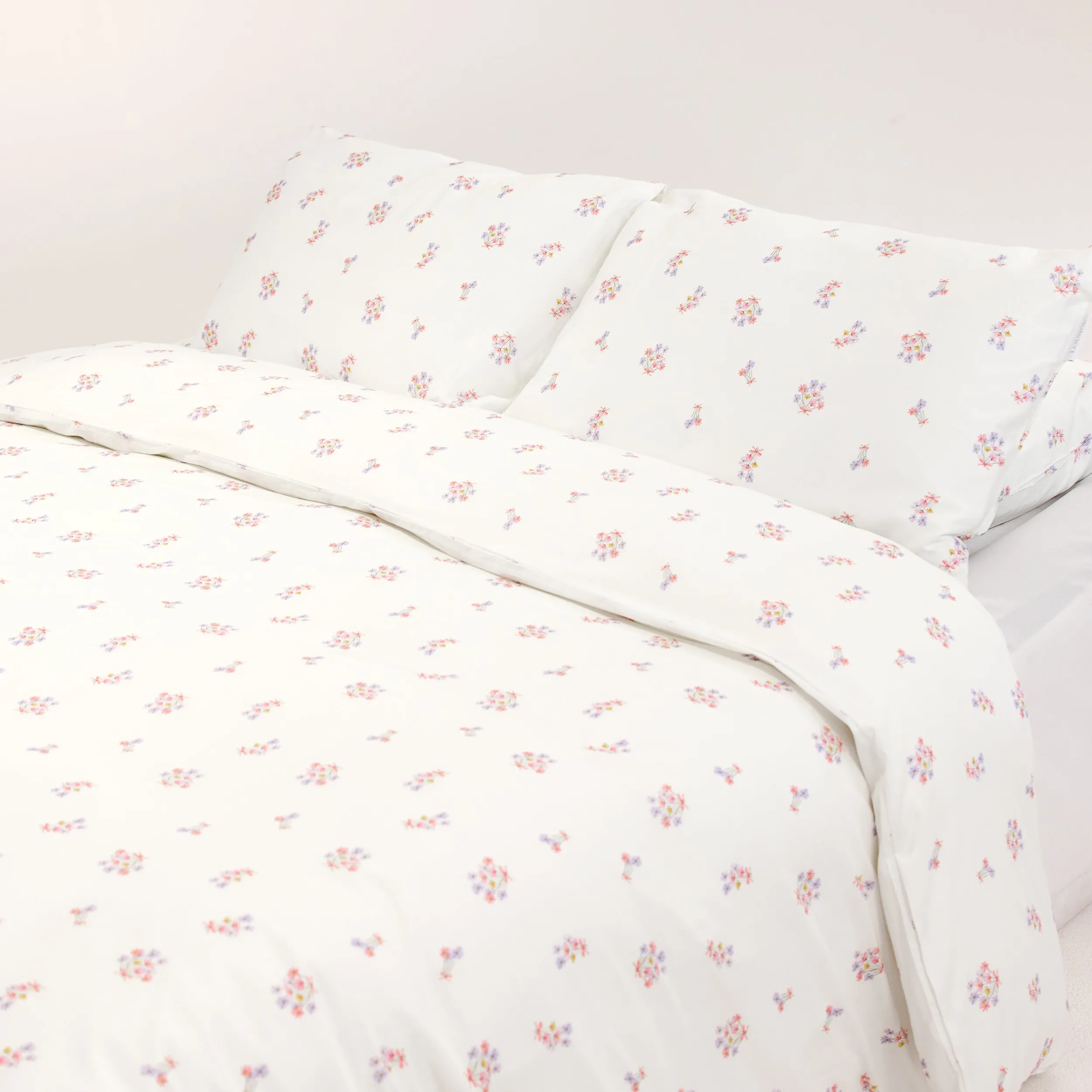 Lounge Underwear Sängkläder | Accessoarer<Breakfast Club Påslakan - Blommig Vit BlommigVit