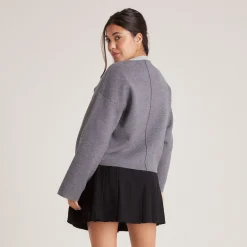 Lounge Underwear Tröjor & Koftor | Kavajer<Cardigan med Dragkedja - Mörkgrå
