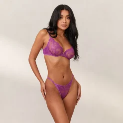 Lounge Underwear Balcony<Charmed Balcony BH - Plommon