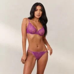 Lounge Underwear Balcony<Charmed Balcony BH - Plommon