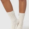 Lounge Underwear Strumpor Och Accessoarer | Accessoarer<Chenille Stickade Strumpor - Pärlfärgad