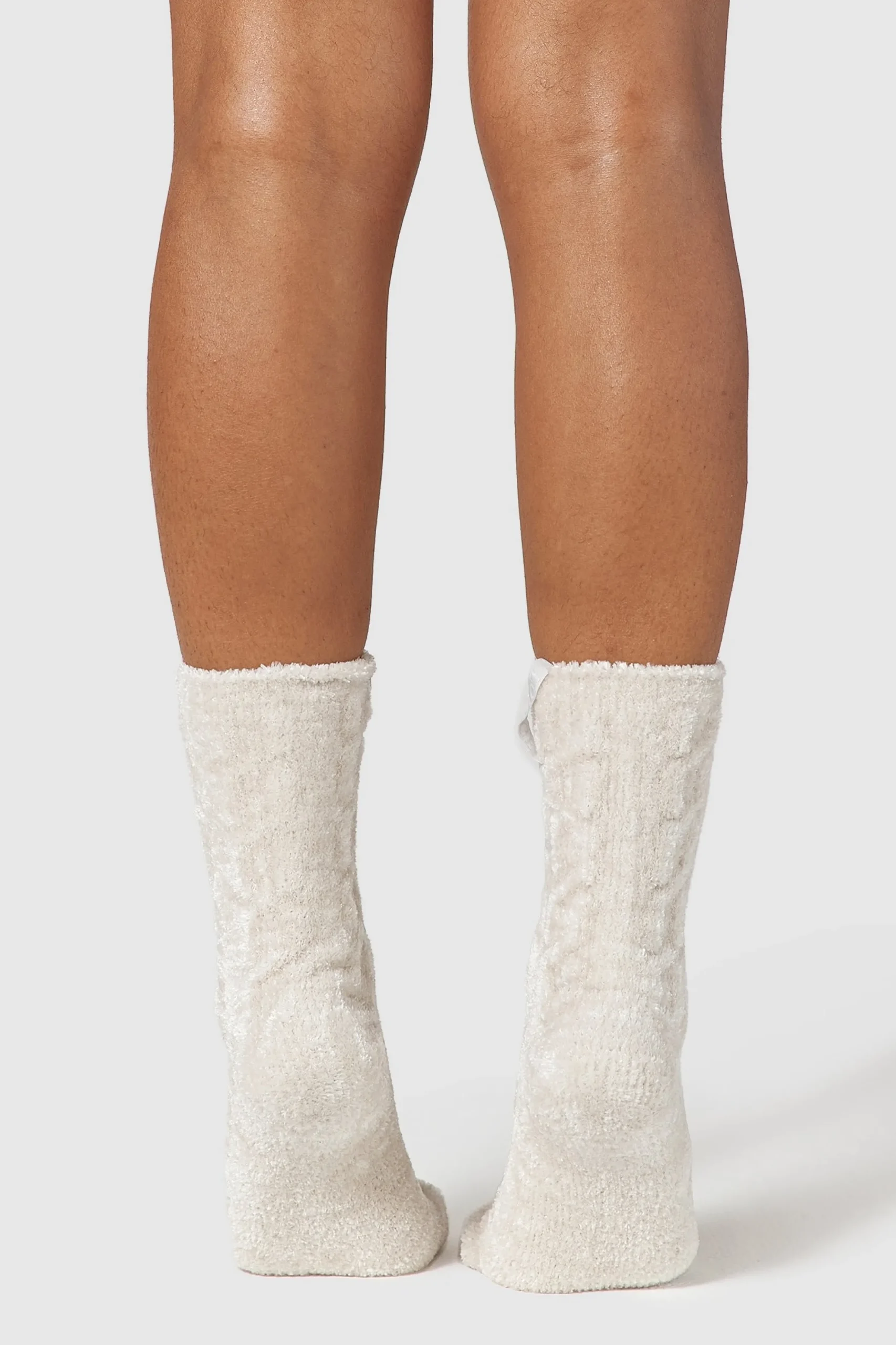 Lounge Underwear Strumpor Och Accessoarer | Accessoarer<Chenille Stickade Strumpor - Pärlfärgad