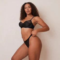 Lounge Underwear Behåar<Chic Balcony BH - Svart