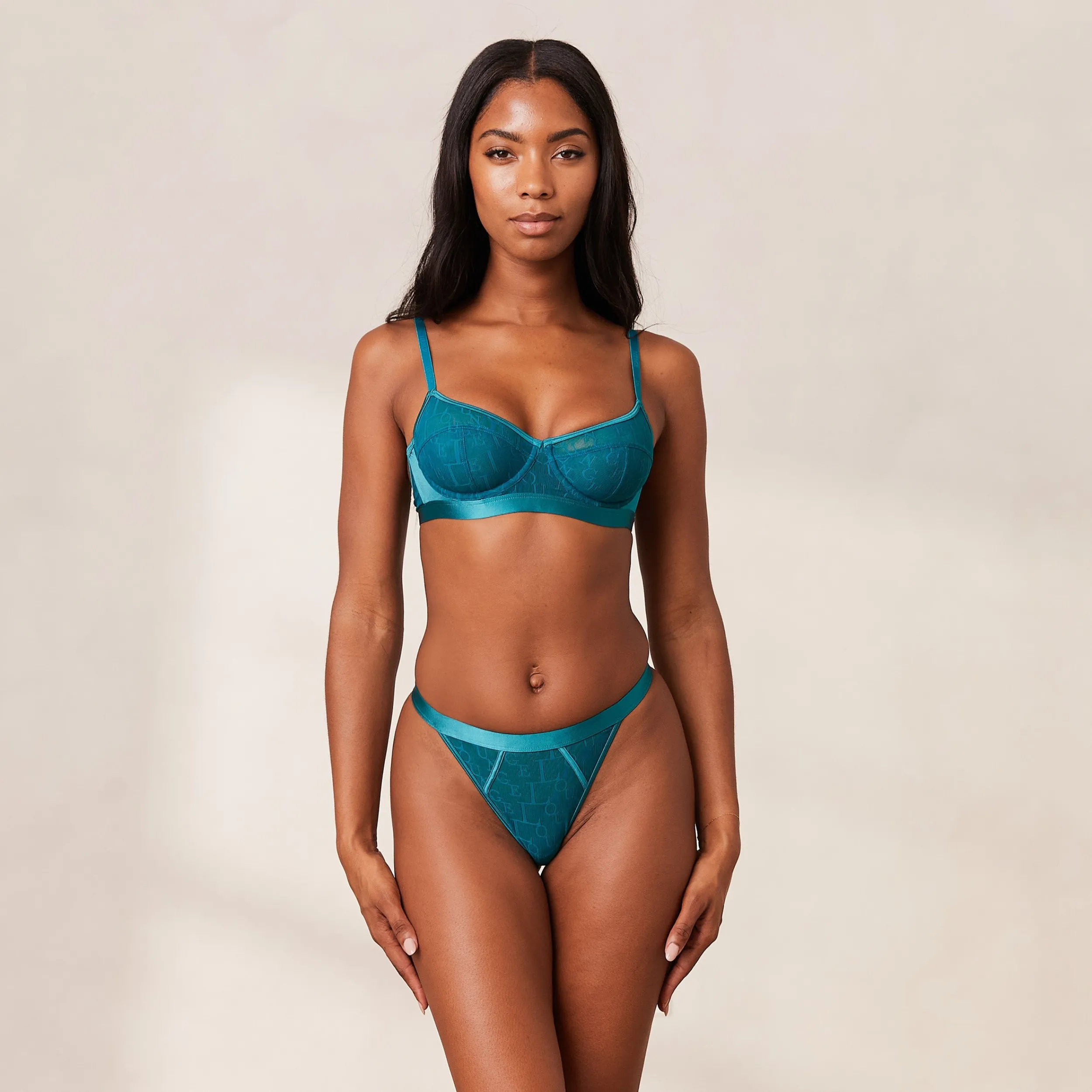 Lounge Underwear Behåar<Chic Balcony BH - Turkos