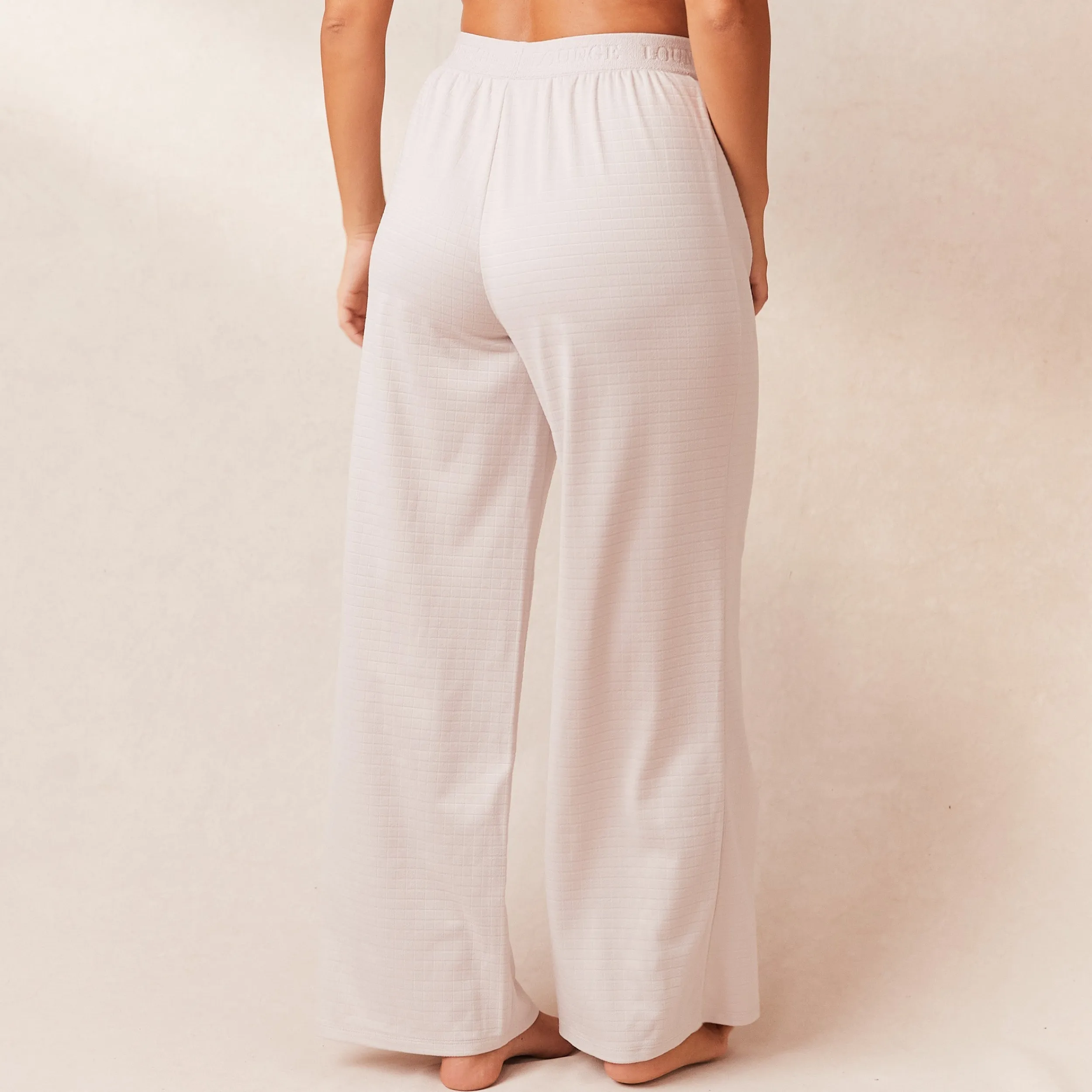 Lounge Underwear Pyjamasbyxor<Classic Fleece Oversized Pyjamabyxor - Krämfärgad