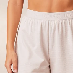 Lounge Underwear Pyjamasbyxor<Classic Fleece Oversized Pyjamashorts - Krämfärgad