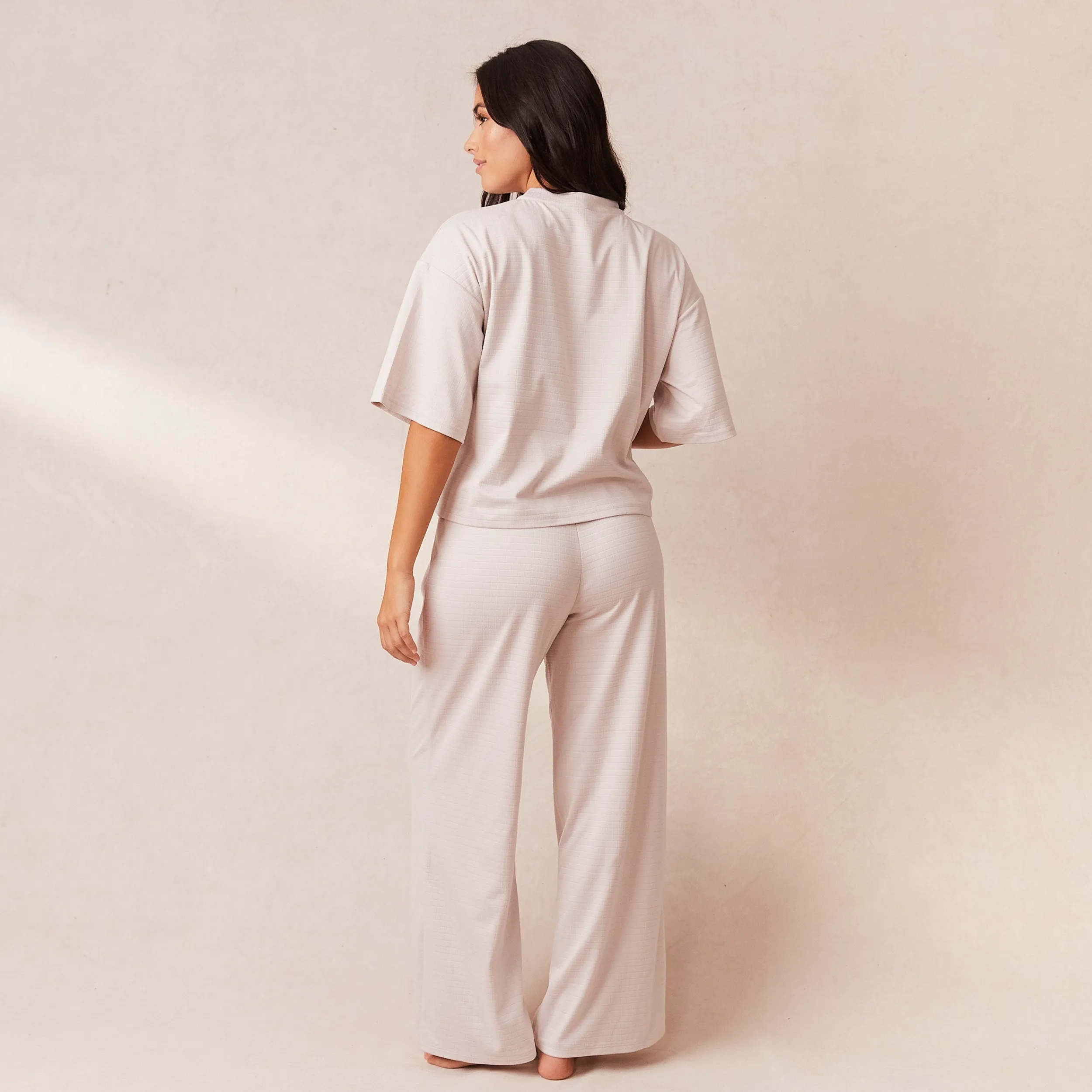 Lounge Underwear Pyjamasbyxor<Classic Fleece Oversized Pyjamabyxor - Krämfärgad