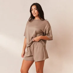 Lounge Underwear Pyjamasset | Pyjamasbyxor<Classic Fleece Oversized Pyjamashorts - Fawn