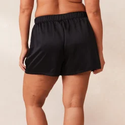 Lounge Underwear Pyjamasbyxor<Classic Satin Pyjamashorts - Svart