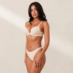 Lounge Underwear Vadderad | Push Up<Comfort T-shirt Push up-BH - Latte