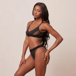 Lounge Underwear Behåar<Contour Mesh BH - Svart