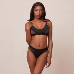Lounge Underwear Behåar<Contour Mesh BH - Svart