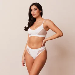 Lounge Underwear Behåar<Contour Mesh BH - Vit