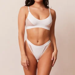 Lounge Underwear Behåar<Contour Mesh BH - Vit