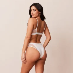Lounge Underwear Behåar<Contour Mesh BH - Vit