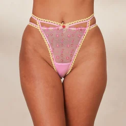 Lounge Underwear Underdelar<Daisy Embroidered Trosor - Rosa