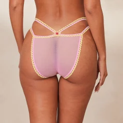 Lounge Underwear Underdelar<Daisy Embroidered Trosor - Rosa