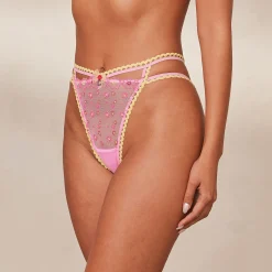 Lounge Underwear Underdelar<Daisy Embroidered Trosor - Rosa