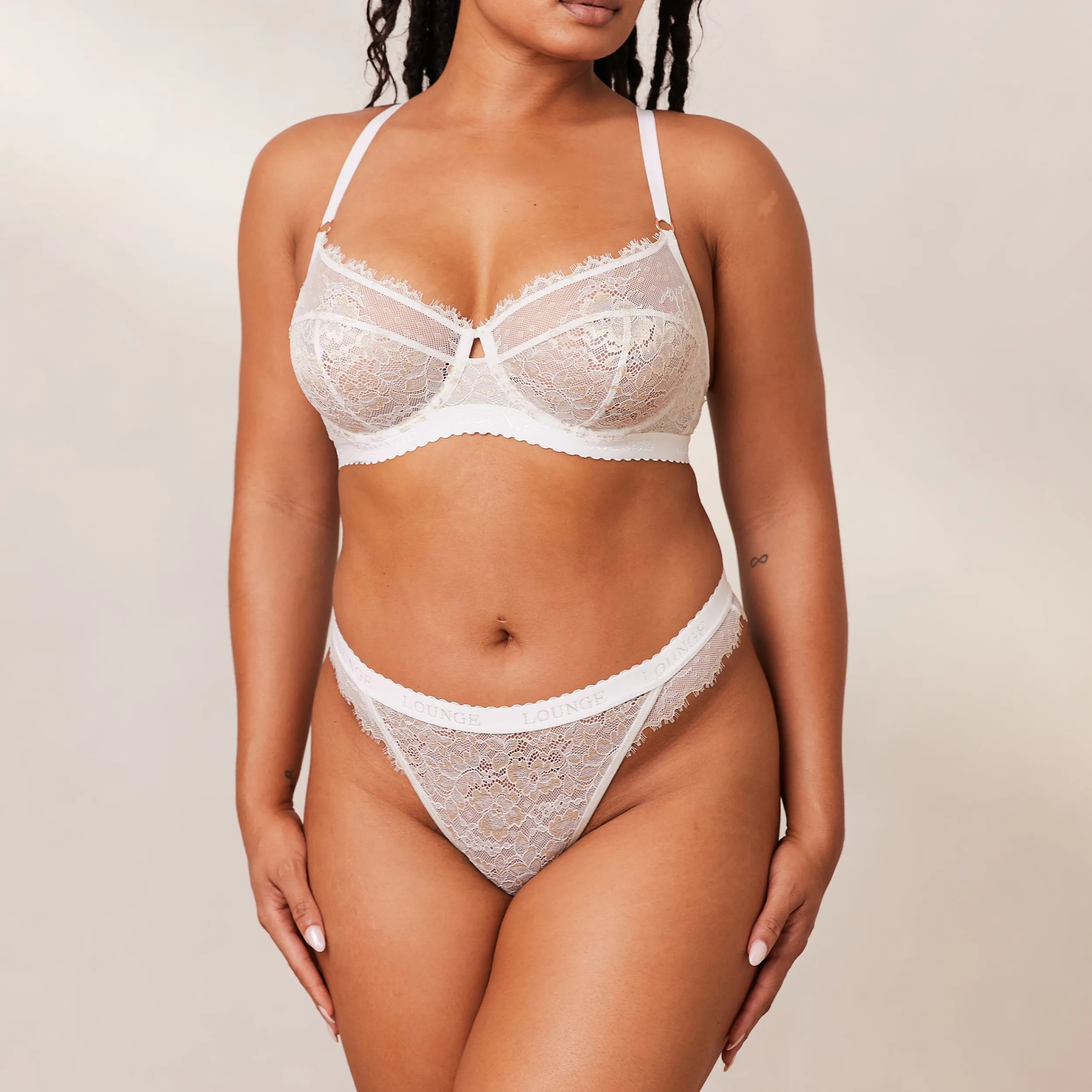 Lounge Underwear Med Bygel<Desire Balcony BH - Vit
