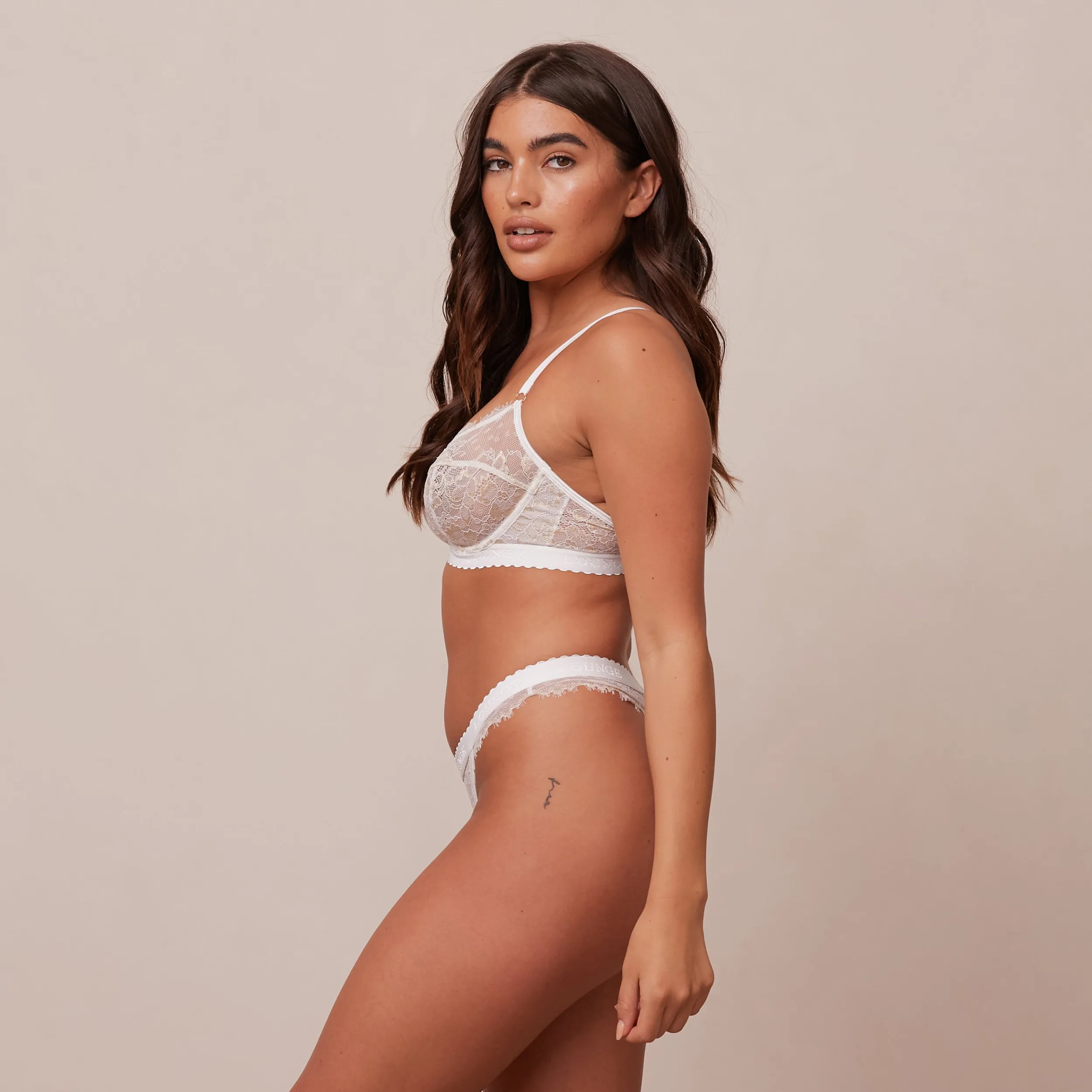 Lounge Underwear Med Bygel<Desire Balcony BH - Vit