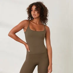 Lounge Underwear Toppar Och T-Shirts<Essential Cami Top - Mullvadsgrå Kaffe