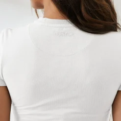Lounge Underwear Toppar Och T-Shirts<Essential Kortärmad Figursydd T-Shirt - Vit