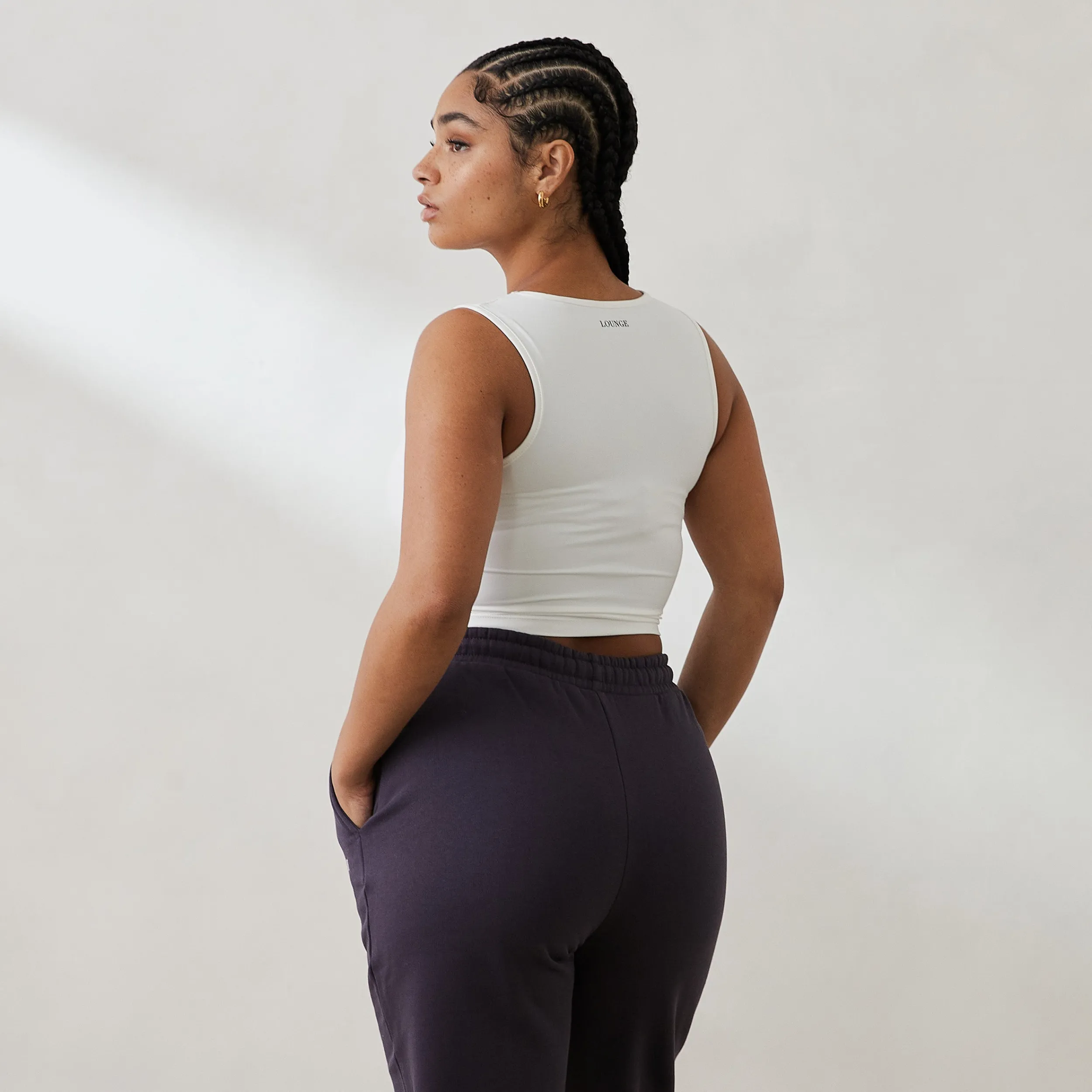 Lounge Underwear Toppar Och T-Shirts<Essential Linne - Naturvit