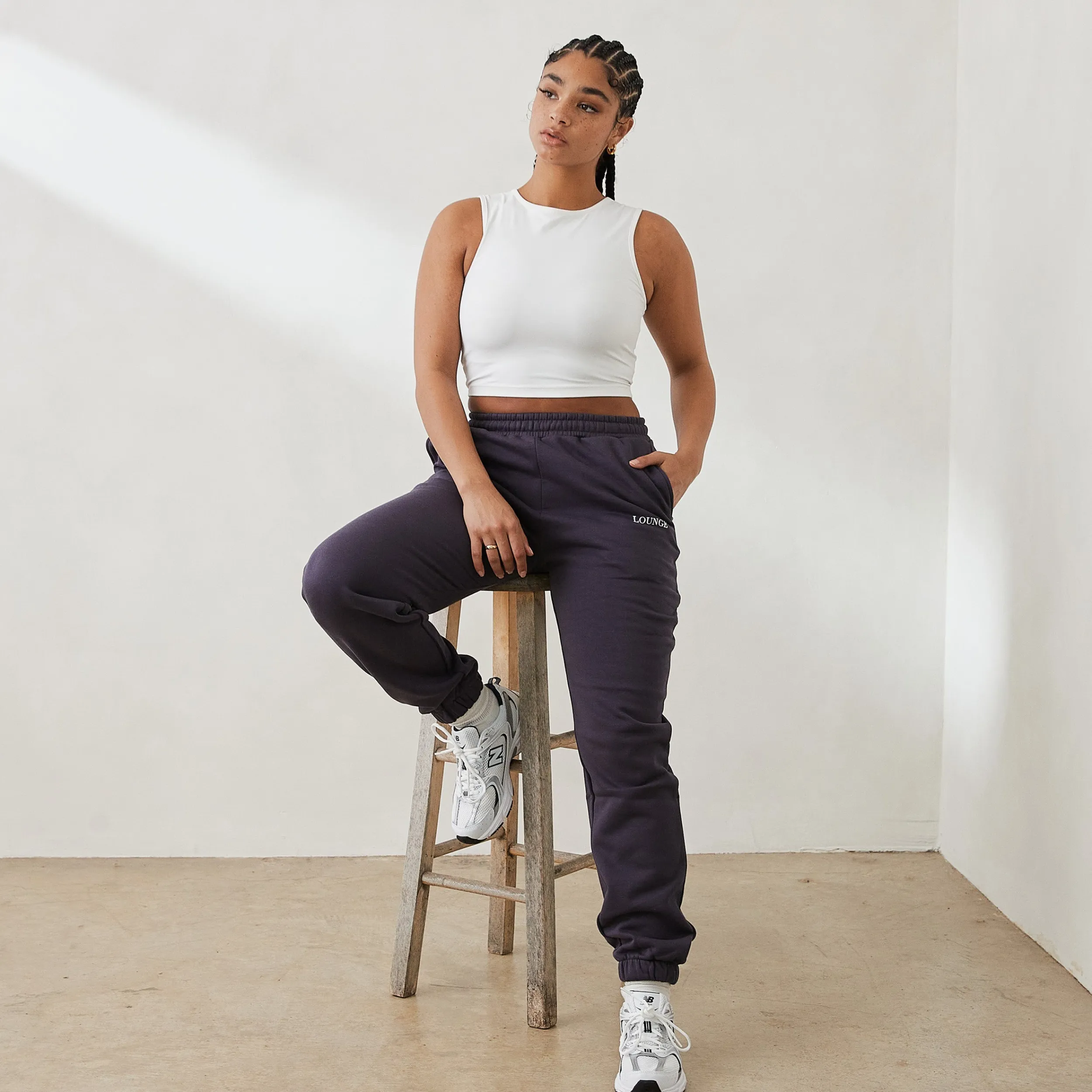 Lounge Underwear Toppar Och T-Shirts<Essential Linne - Naturvit