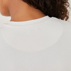 Lounge Underwear Toppar Och T-Shirts<Essential Långärmad Ribbad Top - Naturvit
