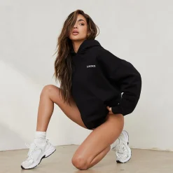 Lounge Underwear Huvtröjor Och Tröjor<Essential Oversized Huvtröja - Svart