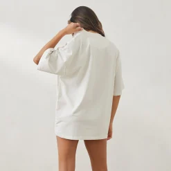 Lounge Underwear Toppar Och T-Shirts<Essential Oversized T-shirt - Naturvit