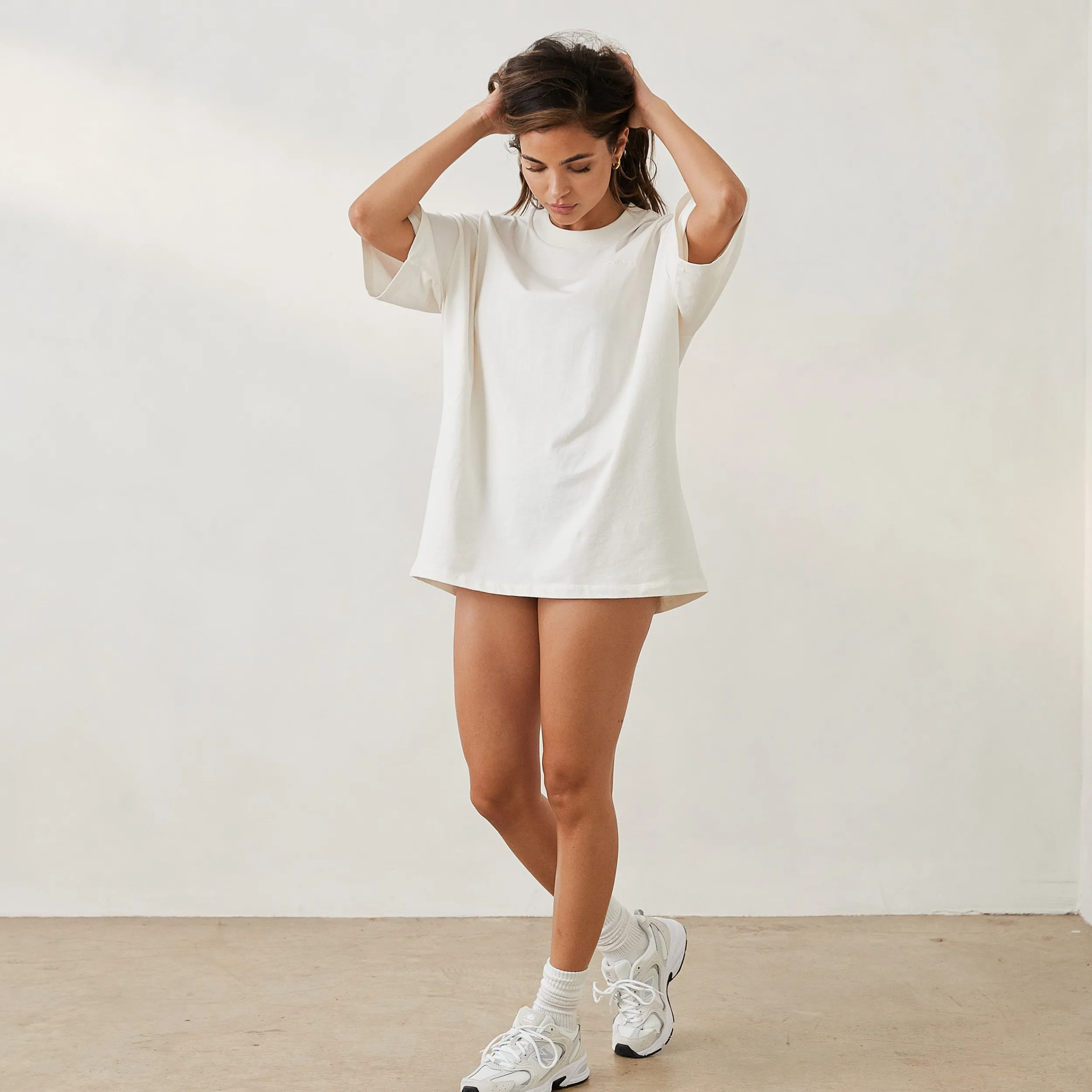 Lounge Underwear Toppar Och T-Shirts<Essential Oversized T-shirt - Naturvit