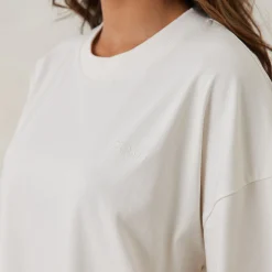 Lounge Underwear Toppar Och T-Shirts<Essential Oversized T-shirt - Naturvit