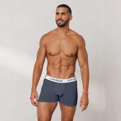 Lounge Underwear Boxershorts För Män | Flerpack<Everyday Boxershorts för Män (3-Pack) - Rökblå