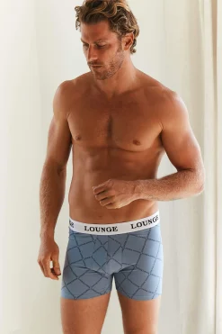 Lounge Underwear Boxershorts För Män | Flerpack<Everyday Boxershorts för Män (3-Pack) - Blå Print BlåPrint