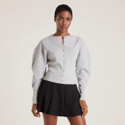 Lounge Underwear Tröjor & Koftor<Figursydd Cardigan - Ljusgrå